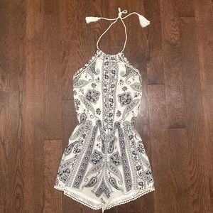Black & White Paisley Bodysuit